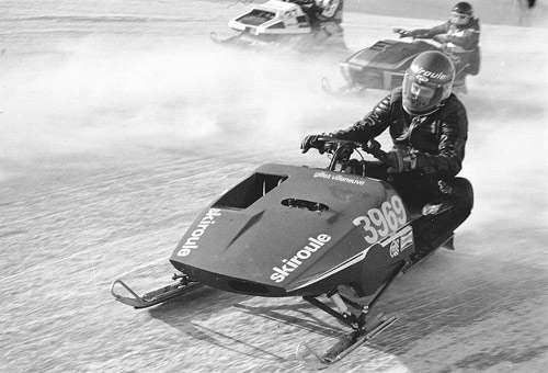 Gilles starts the IFS revolution on his Skiroule at the 1976 Killkenny Cup.